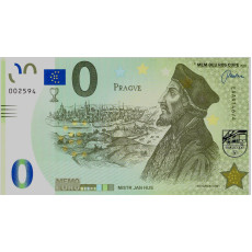 0 Euro biljet Mistr Jan Hus